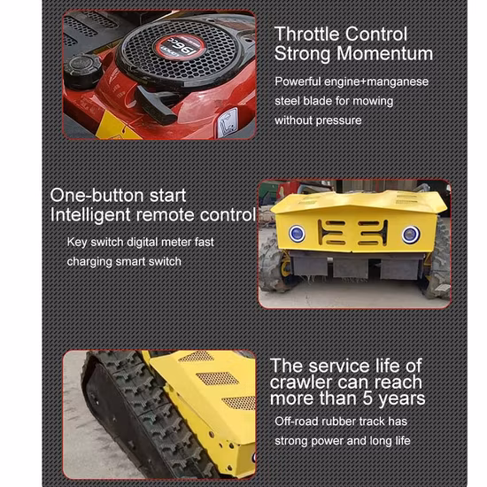 Electricity China Coal Group Automatic Smart Mowers Lawn Mower Pasture Uses Multi-Function