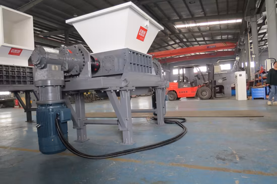 (WT800) Измельчитель древесины с двойным валом для измельчения пластика, измельчитель кузова автомобиля, измельчитель лома