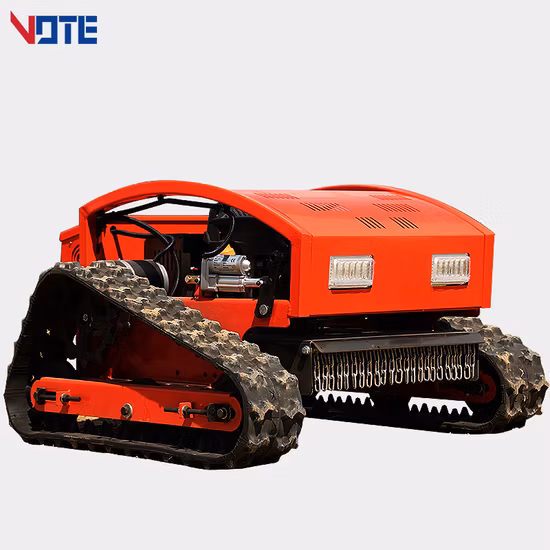 Многофункциональная автоматическая портативная умная машина для резки травы, мини-маленький гусеничный робот с дистанционным управлением, электрическая беспроводная газонокосилка